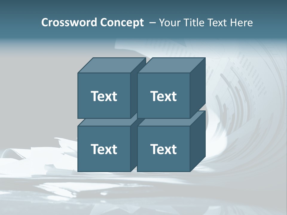 Managing Ocean Report PowerPoint Template