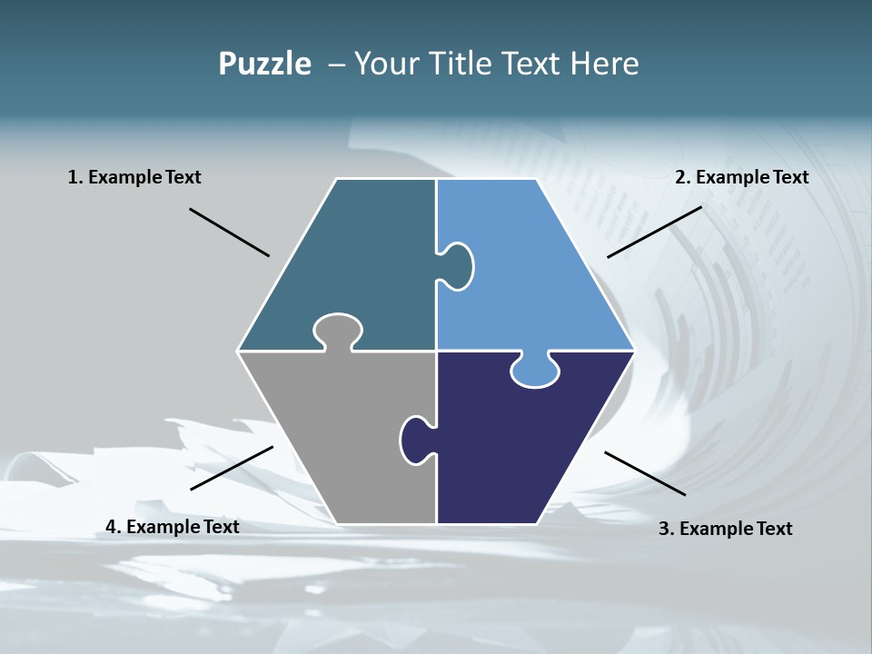 Managing Ocean Report PowerPoint Template