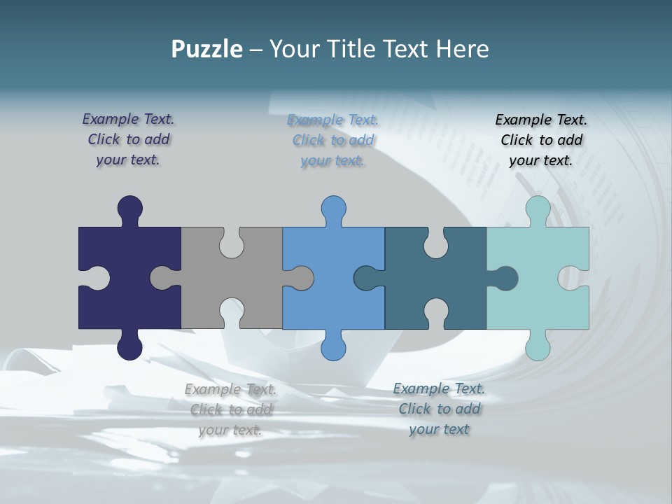 Managing Ocean Report PowerPoint Template