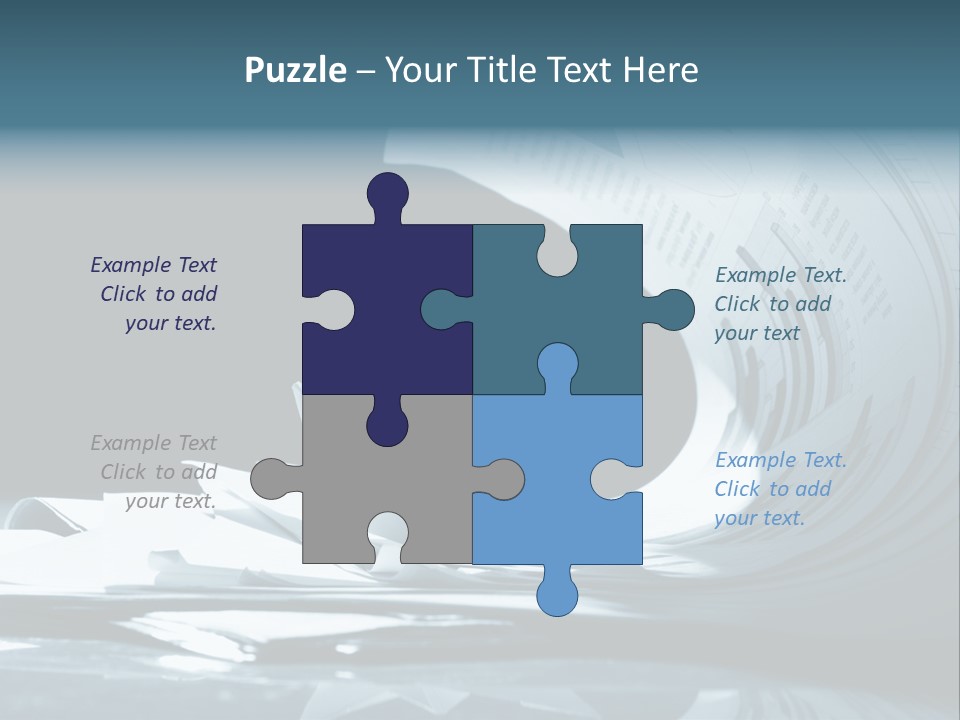 Managing Ocean Report PowerPoint Template