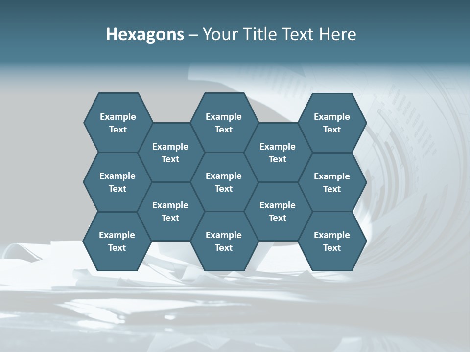 Managing Ocean Report PowerPoint Template