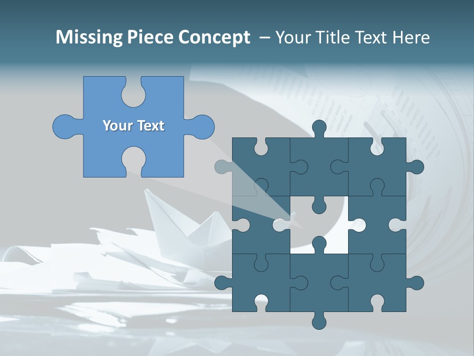 Managing Ocean Report PowerPoint Template