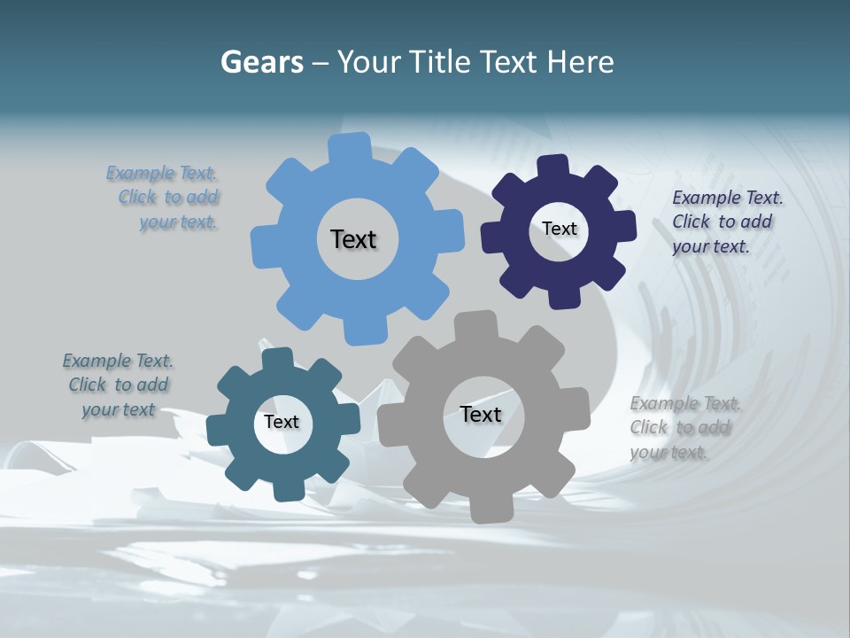 Managing Ocean Report PowerPoint Template