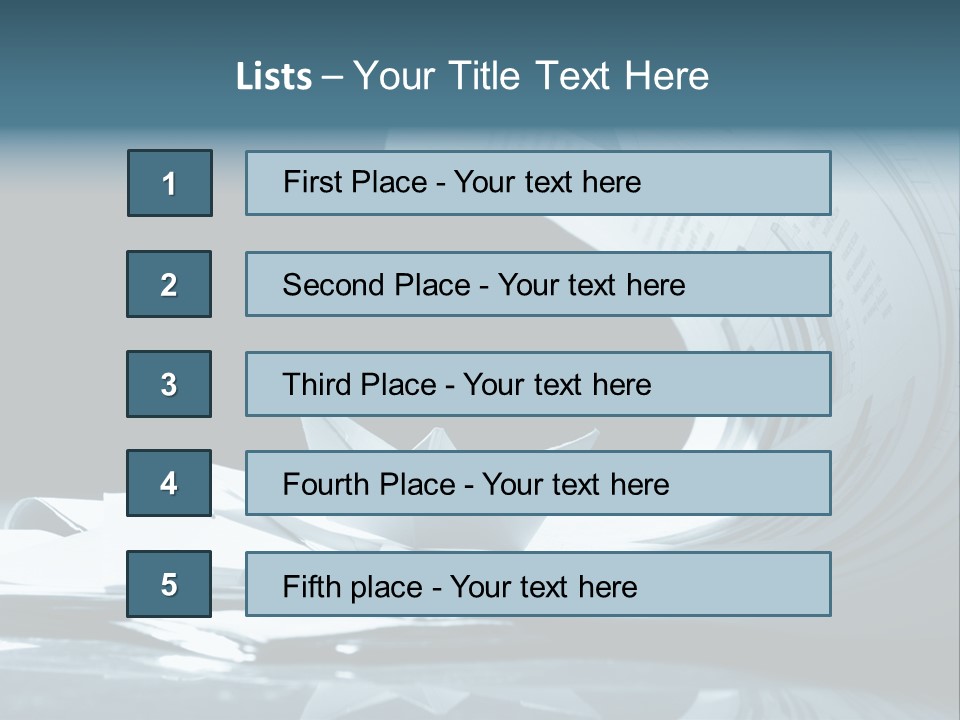 Managing Ocean Report PowerPoint Template