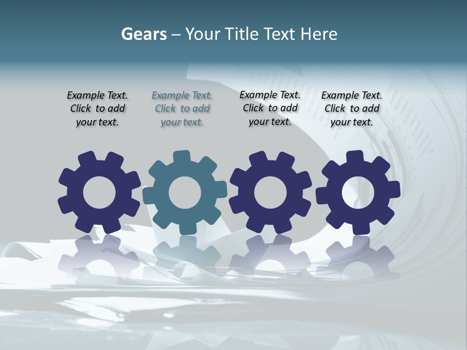 Managing Ocean Report PowerPoint Template