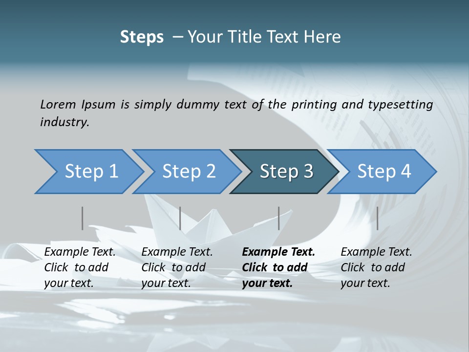 Managing Ocean Report PowerPoint Template
