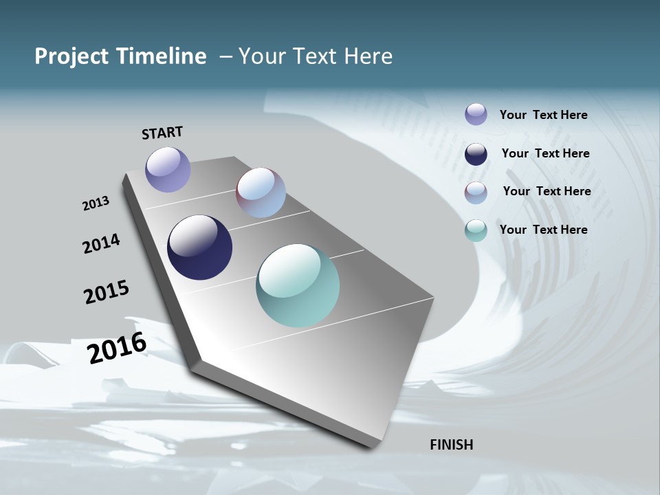 Managing Ocean Report PowerPoint Template