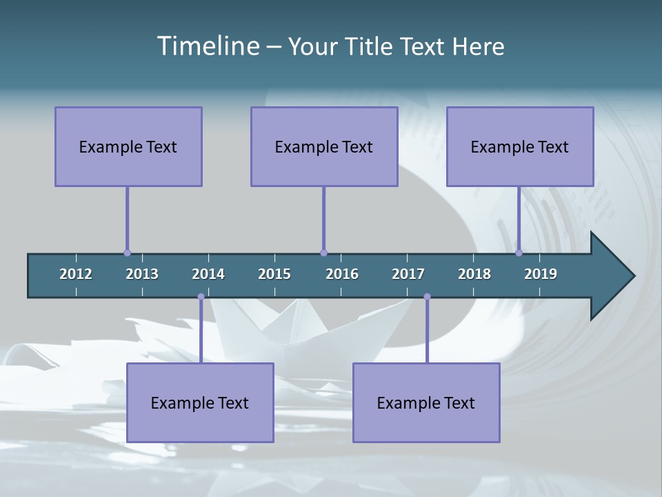 Managing Ocean Report PowerPoint Template