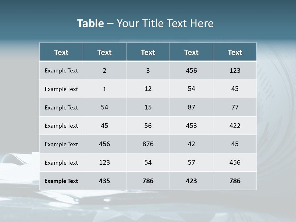Managing Ocean Report PowerPoint Template