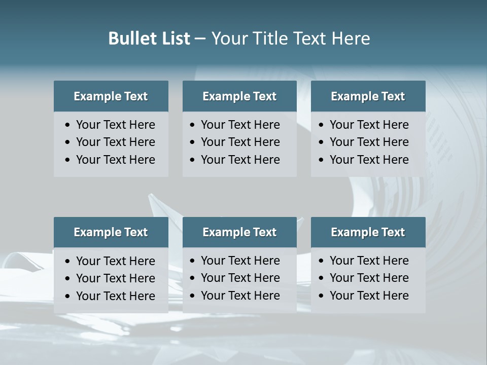 Managing Ocean Report PowerPoint Template