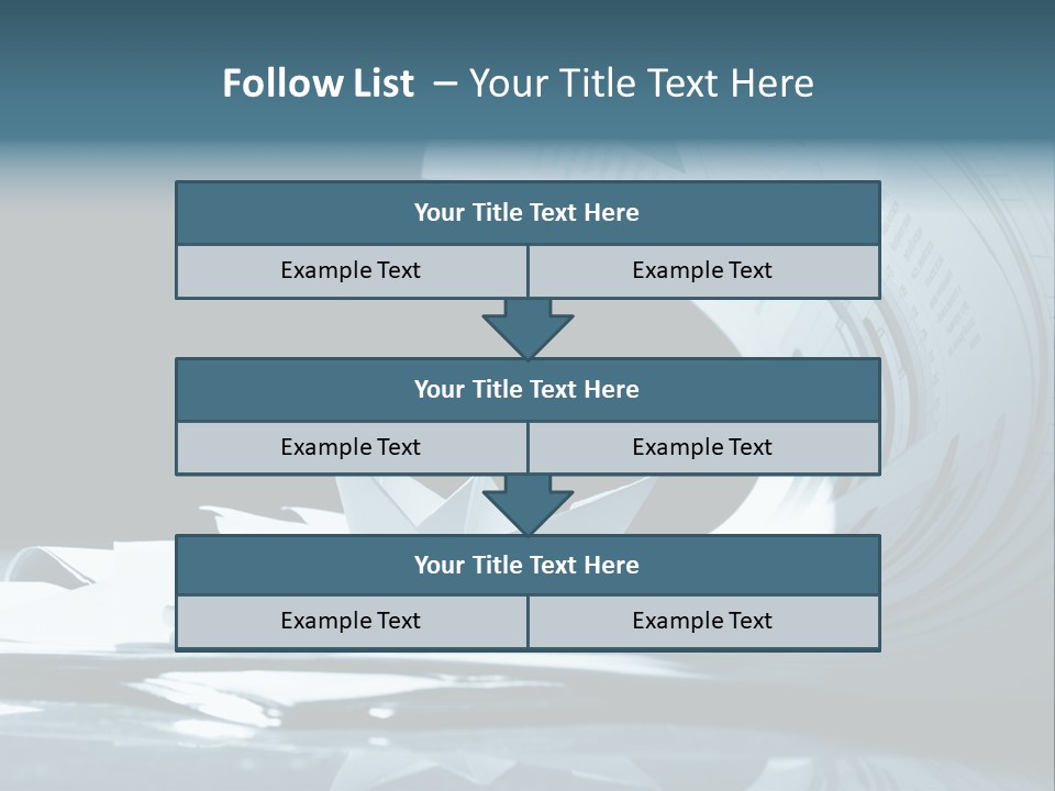 Managing Ocean Report PowerPoint Template