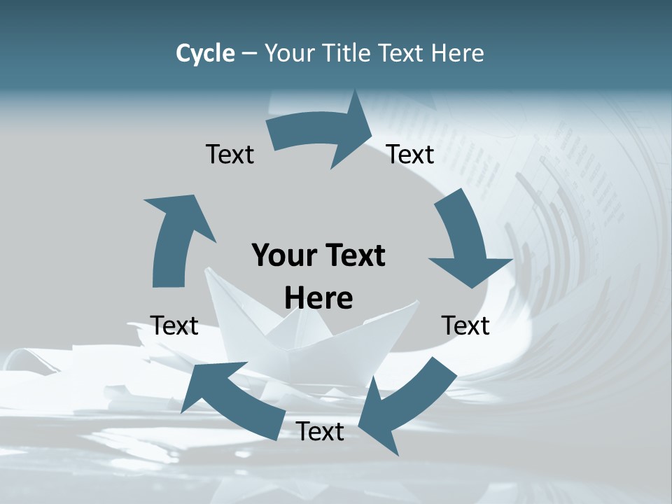 Managing Ocean Report PowerPoint Template