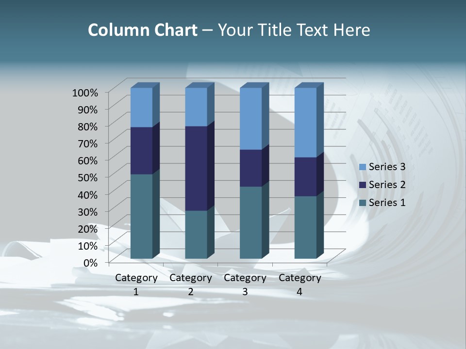 Managing Ocean Report PowerPoint Template