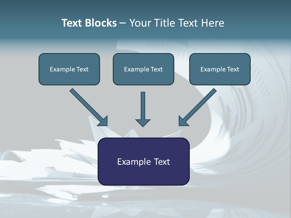 Managing Ocean Report PowerPoint Template