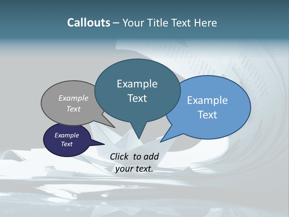 Managing Ocean Report PowerPoint Template