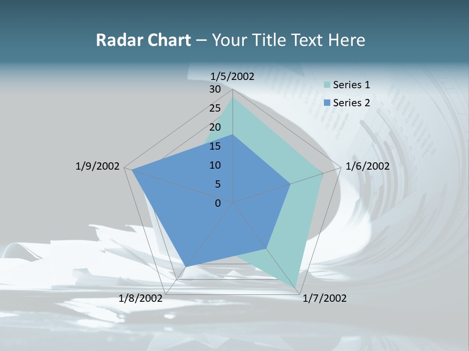 Managing Ocean Report PowerPoint Template