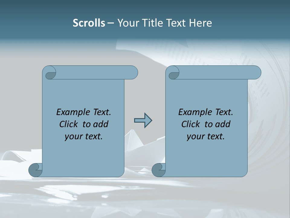 Managing Ocean Report PowerPoint Template