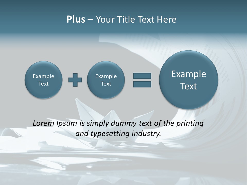 Managing Ocean Report PowerPoint Template