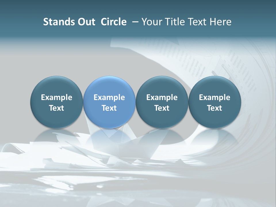 Managing Ocean Report PowerPoint Template