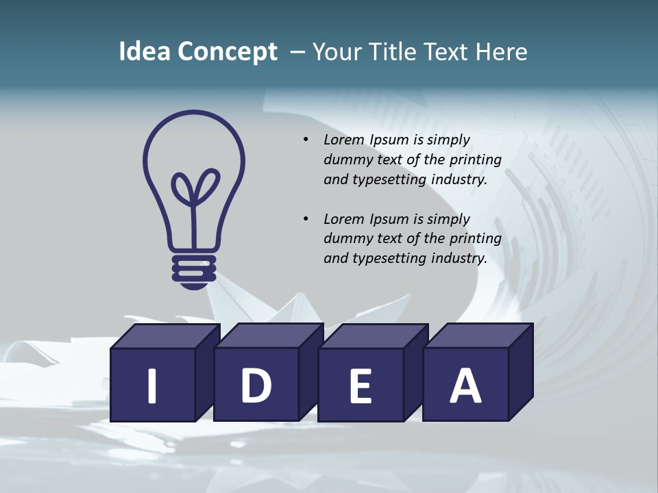 Managing Ocean Report PowerPoint Template