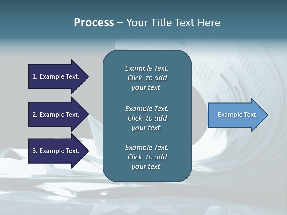 Managing Ocean Report PowerPoint Template