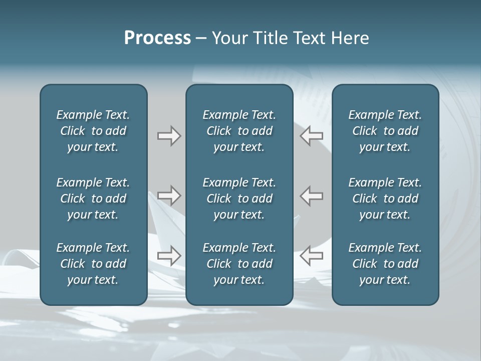 Managing Ocean Report PowerPoint Template