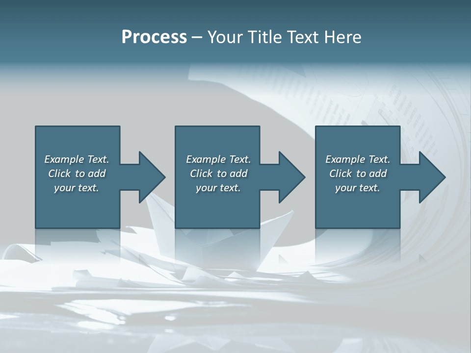 Managing Ocean Report PowerPoint Template