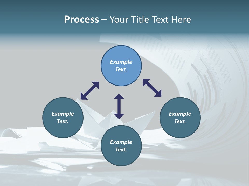 Managing Ocean Report PowerPoint Template