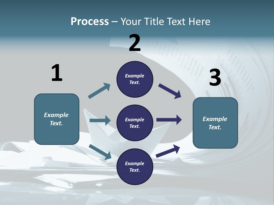 Managing Ocean Report PowerPoint Template