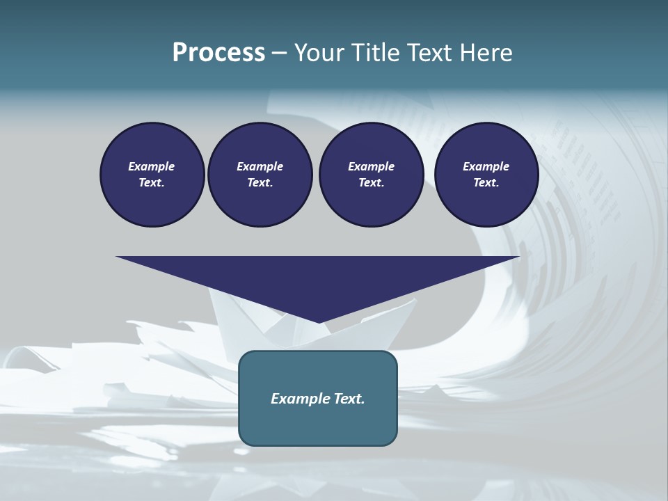 Managing Ocean Report PowerPoint Template