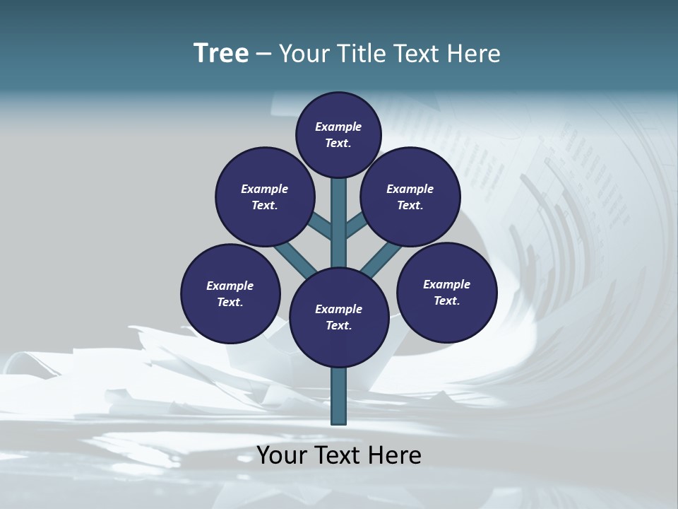 Managing Ocean Report PowerPoint Template