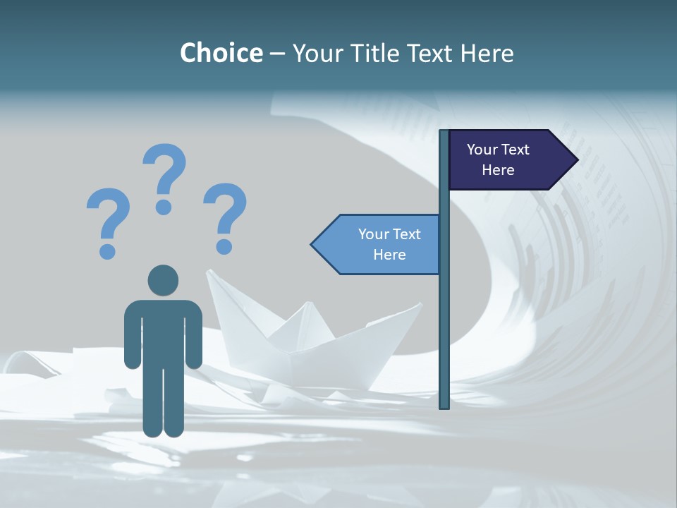 Managing Ocean Report PowerPoint Template