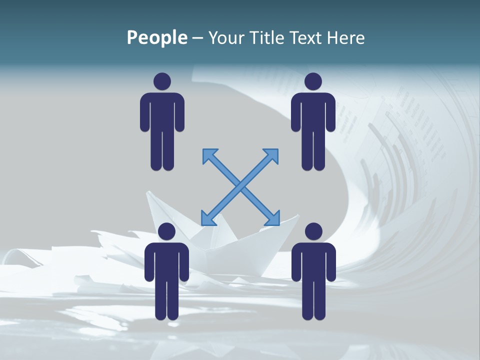 Managing Ocean Report PowerPoint Template