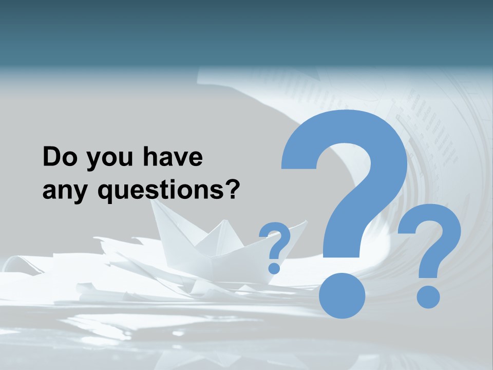 Managing Ocean Report PowerPoint Template