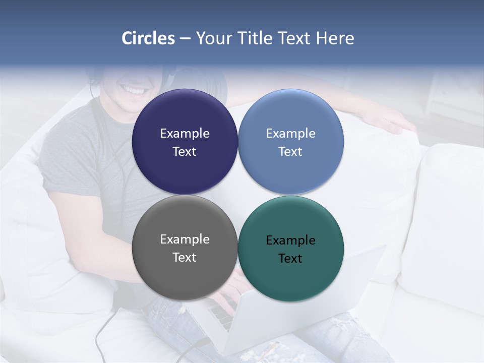 Boy Cheerful Person PowerPoint Template