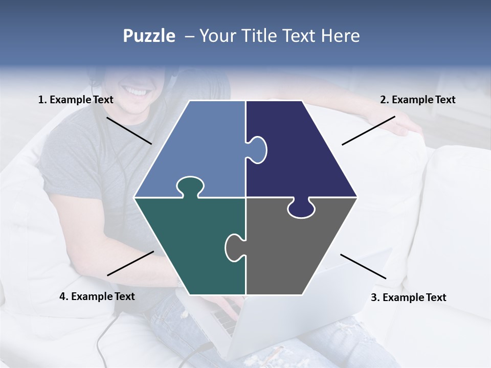 Boy Cheerful Person PowerPoint Template