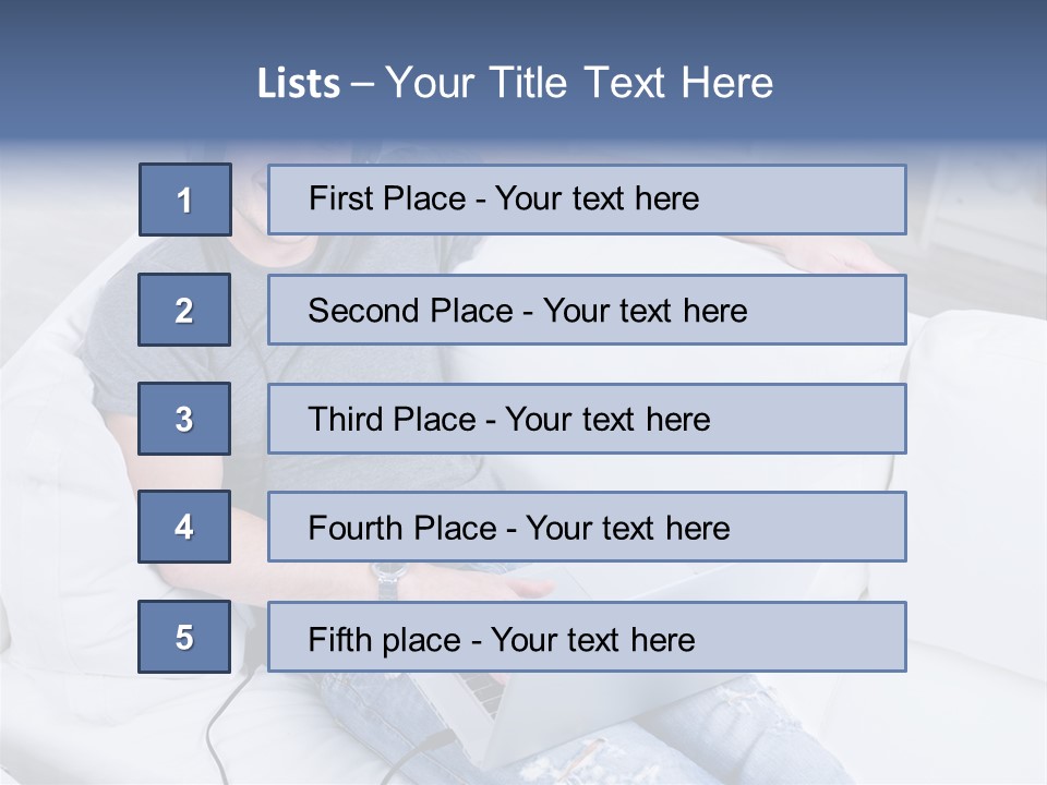 Boy Cheerful Person PowerPoint Template