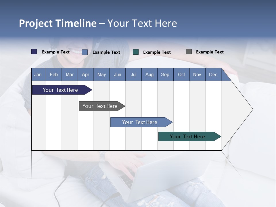 Boy Cheerful Person PowerPoint Template