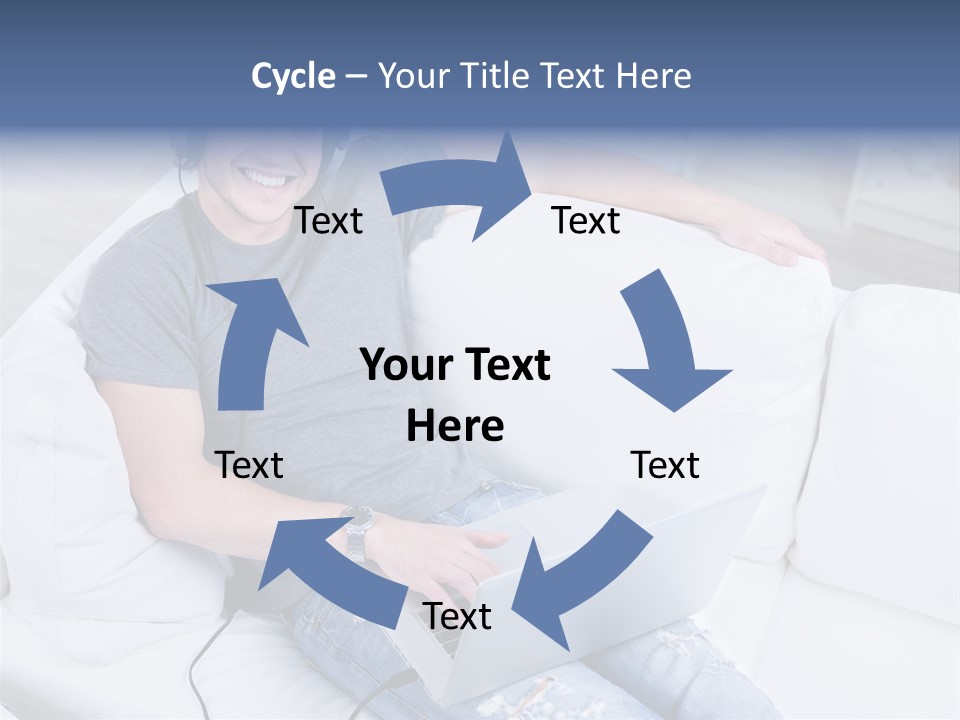 Boy Cheerful Person PowerPoint Template
