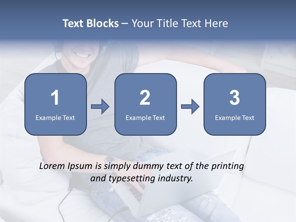 Boy Cheerful Person PowerPoint Template
