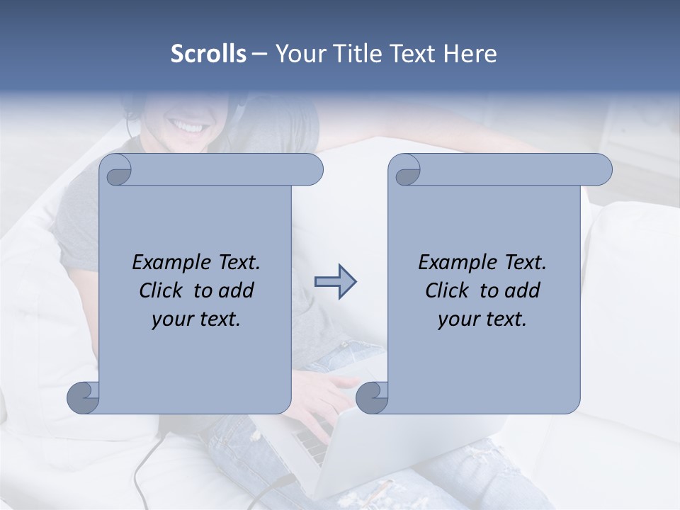 Boy Cheerful Person PowerPoint Template