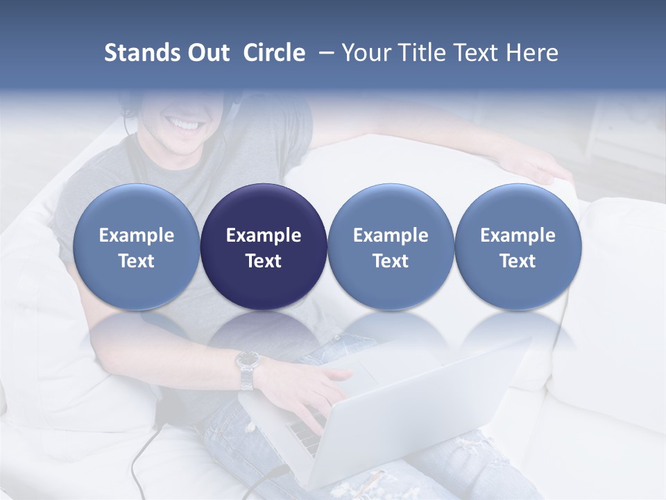 Boy Cheerful Person PowerPoint Template