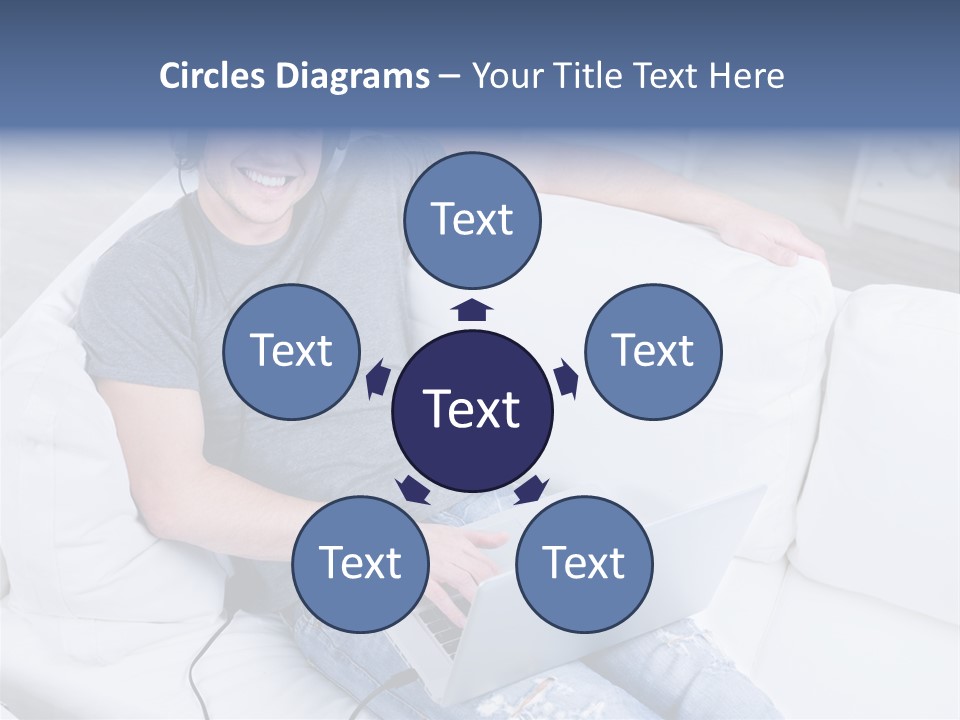 Boy Cheerful Person PowerPoint Template