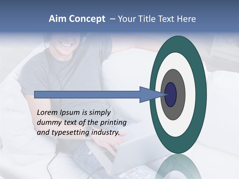 Boy Cheerful Person PowerPoint Template