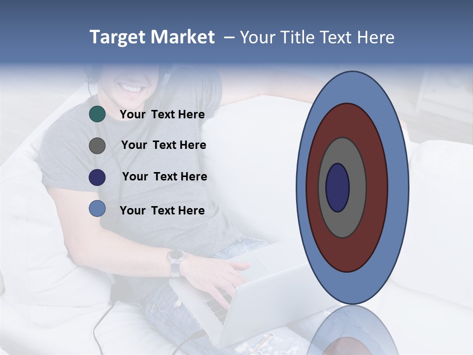 Boy Cheerful Person PowerPoint Template