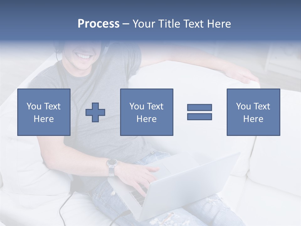 Boy Cheerful Person PowerPoint Template