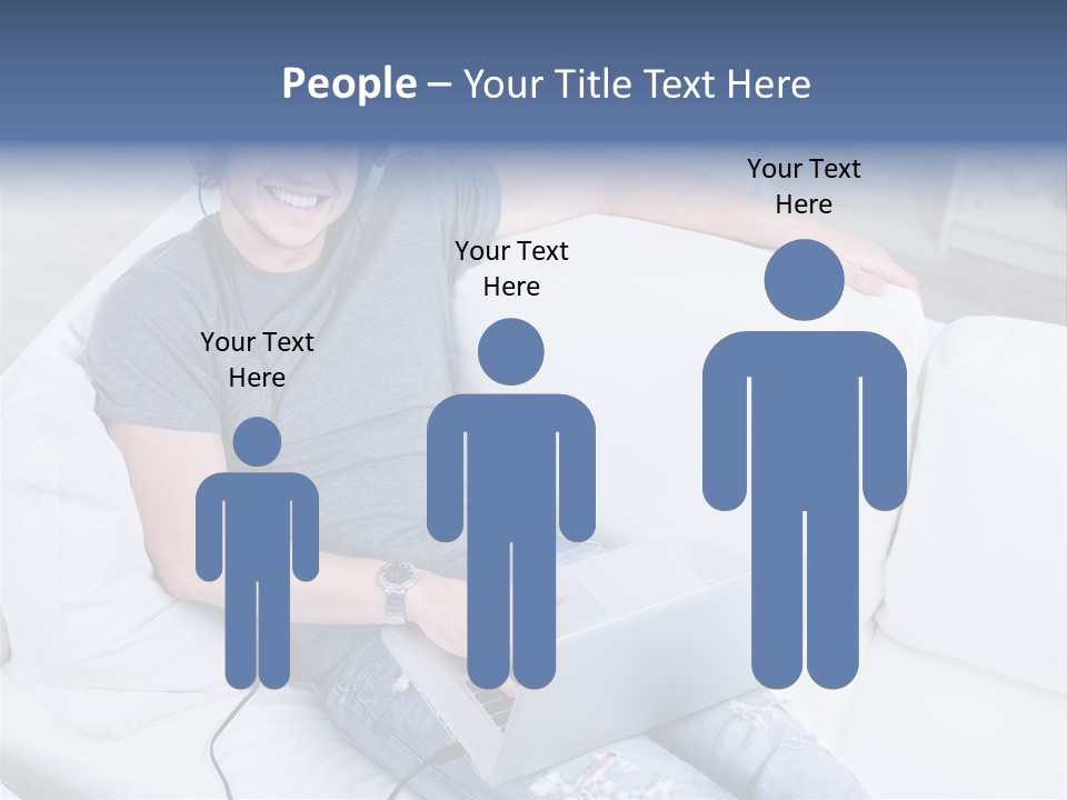 Boy Cheerful Person PowerPoint Template