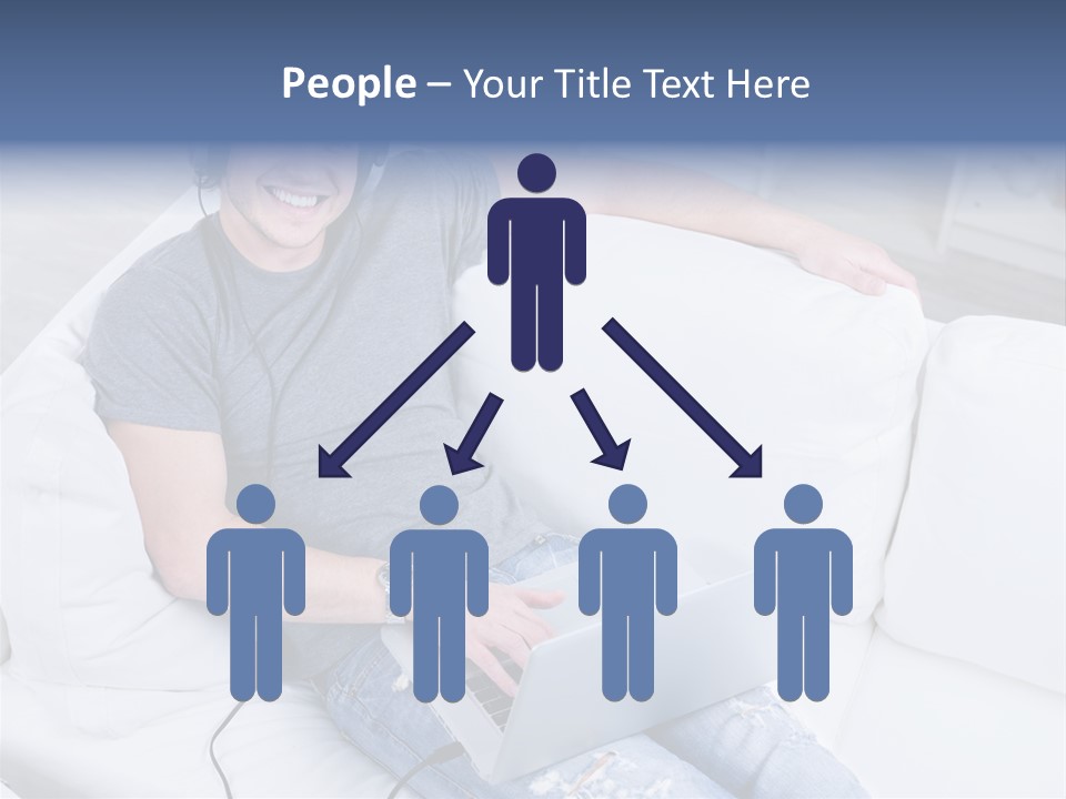 Boy Cheerful Person PowerPoint Template