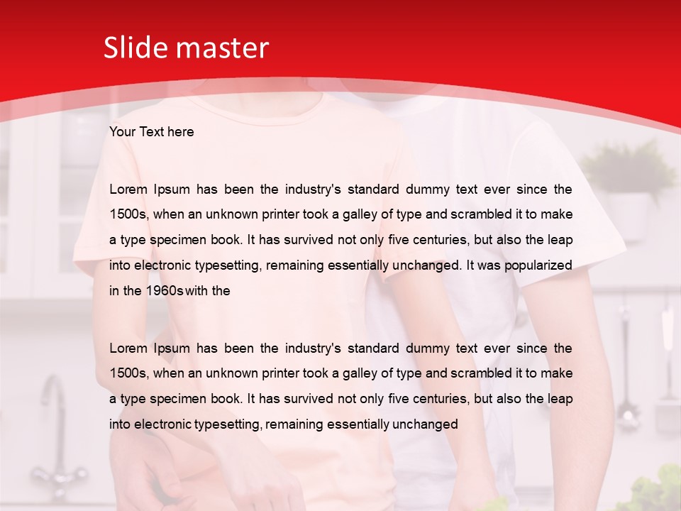 Lunch People Cooking PowerPoint Template