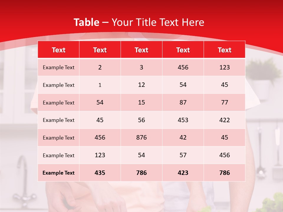 Lunch People Cooking PowerPoint Template